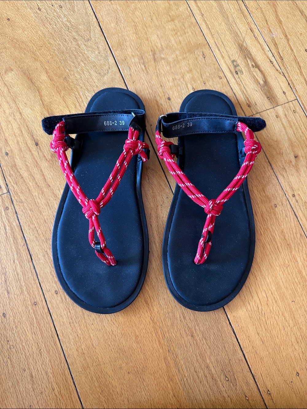 Red Rope Sandals